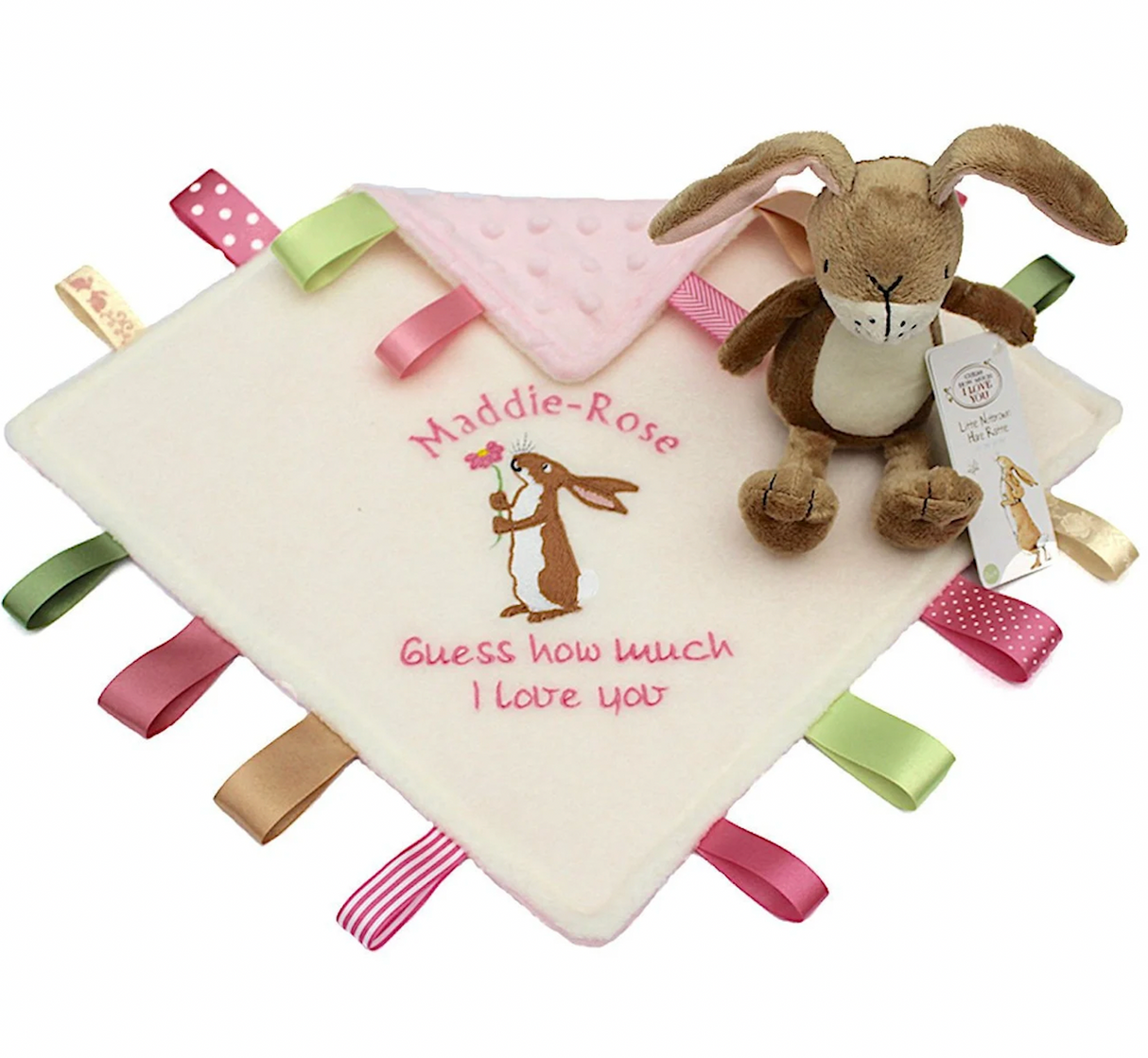 Personalised Guess How Much I Love You Taggy / Soft Rattle