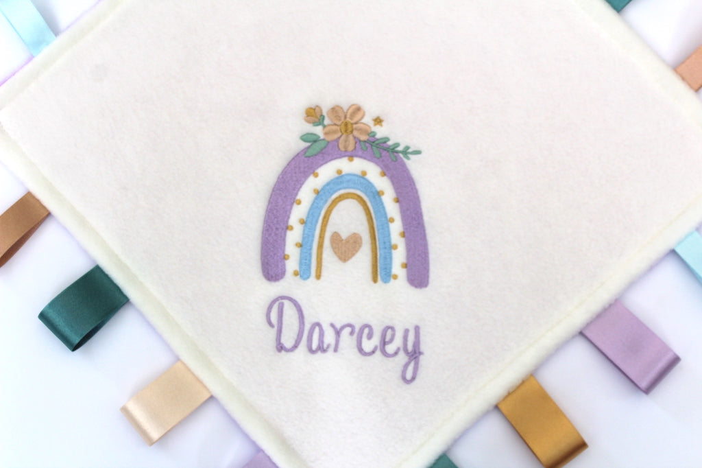 Rainbow Taggy Comforter