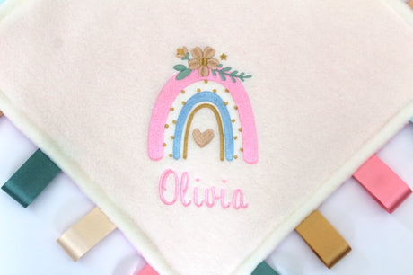 Rainbow Taggy Comforter