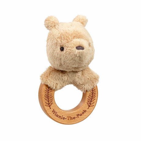 Pooh Wooden Ring Rattle - Always and Forever