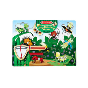 melissa and doug childrens wooden gift magnetic bugs and insects puzzle with net