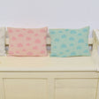 David Fussenegger snuggly handmade austrian baby nursery cloud cushion covers in blue pink