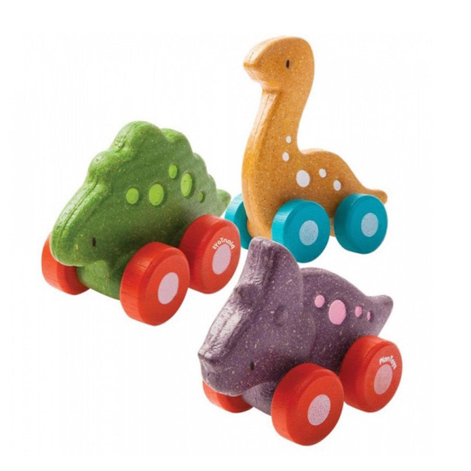 Three plan Toys eco friendly cars for children