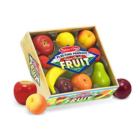 colourful bright Melissa and doug childrens play time produce fruit plastic