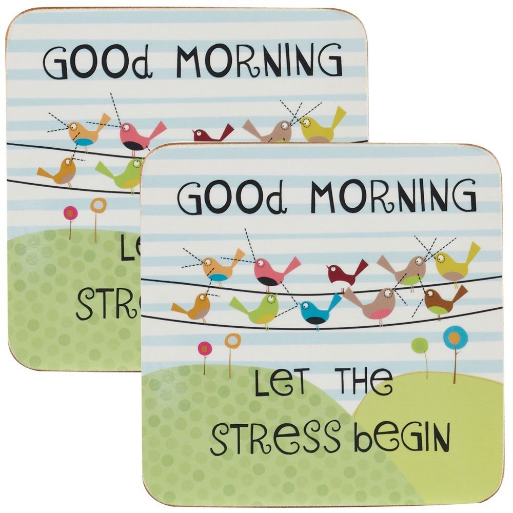Fun Design Set of Coasters from the Good Life Collection.