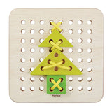 tree made by a Plan Toys Eco Friendly Lacing Board