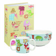 A delightful present for a new baby or growing toddler, this charming set features a fine china bowl and a perfectly sized, two-handled mug. 