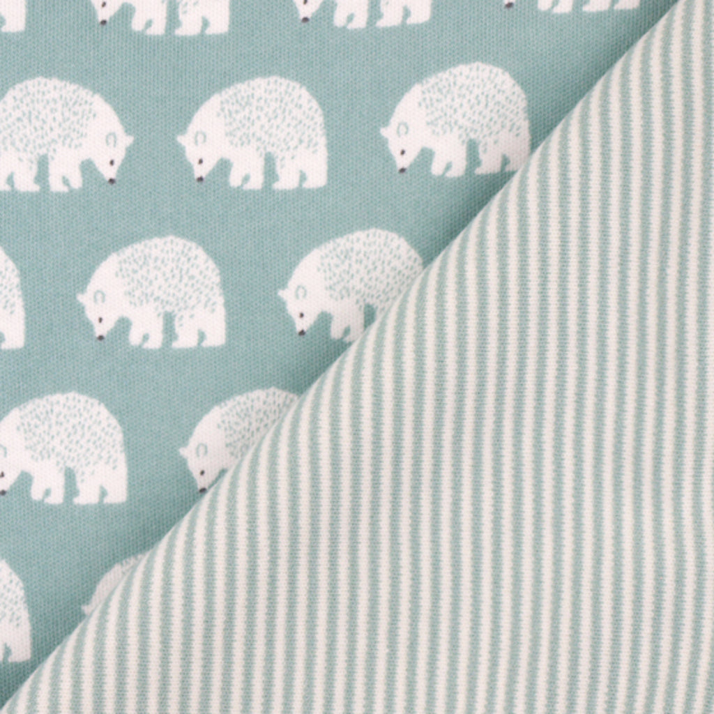 Pigeon Organics Polar Bear Blanket rear side