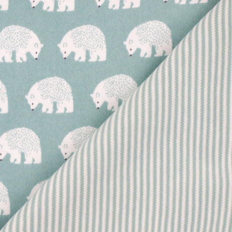 Pigeon Organics Polar Bear Blanket rear side