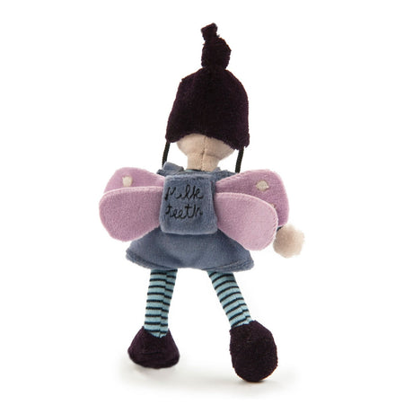 Rear view of Presented in a matchbox style box, just slide open the little drawer to discover this real life little fairy story