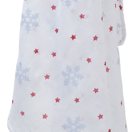 close up of a Piccallily Snowflake Organic Muslin Swaddle