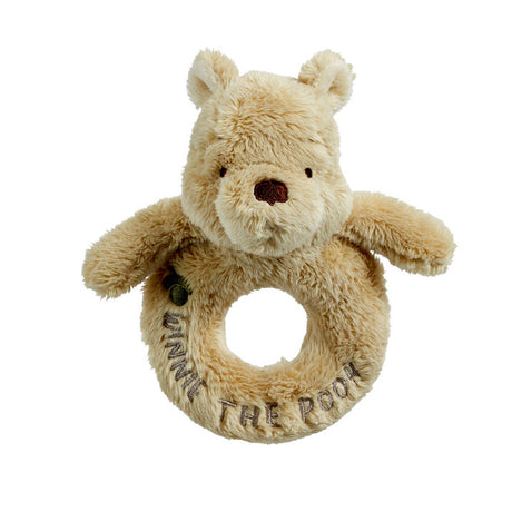 Winnie The Pooh Bear Ring Rattle for baby gift
